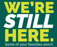 We're Still Here Table Tent